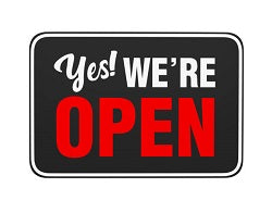 We are open and delivering